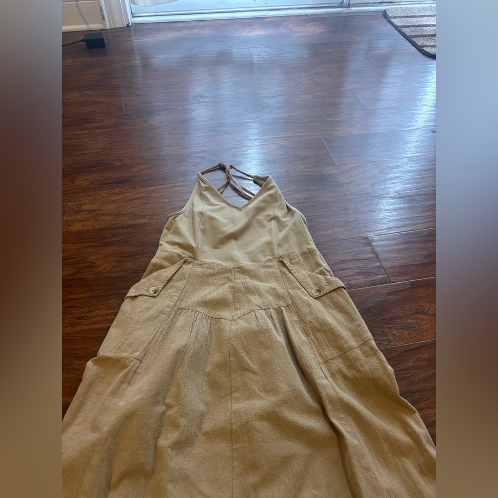 Free People Soledad Princess Seam Maxi Dress Size Small - Picture 4 of 5